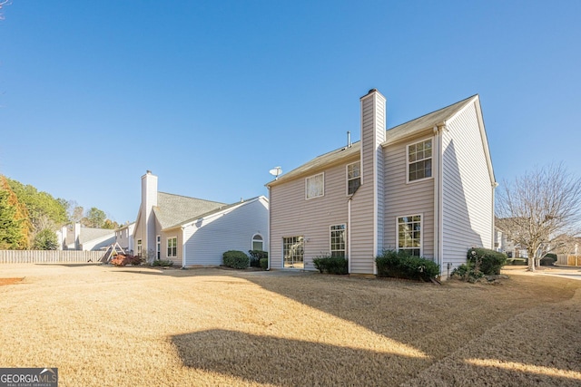 view of rear view of property