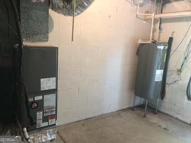 utilities with water heater