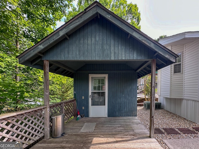 view of deck