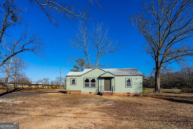 view of front of home