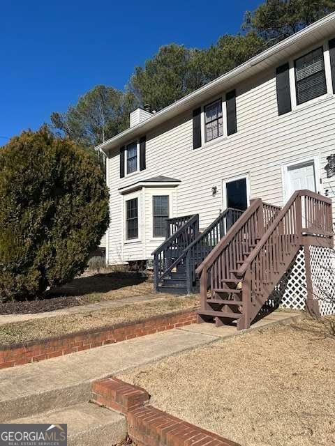 view of rear view of house