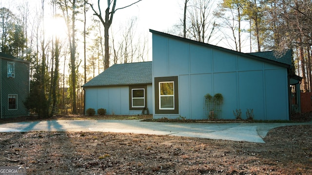 view of rear view of property