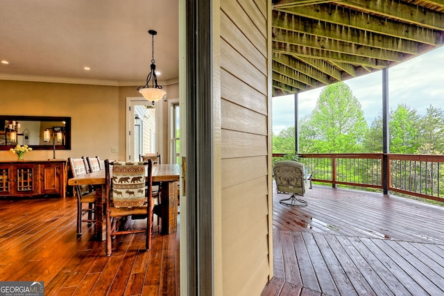 4431 Furman Gribble Rd, Young Harris, GA 30582 - view of wooden terrace