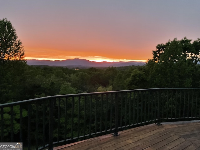 4431 Furman Gribble Rd, Young Harris, GA 30582 - view of mountain background featuring a heavily wooded area
