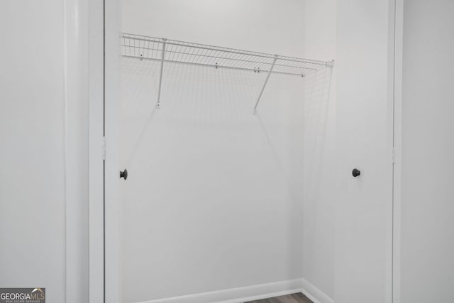 view of closet