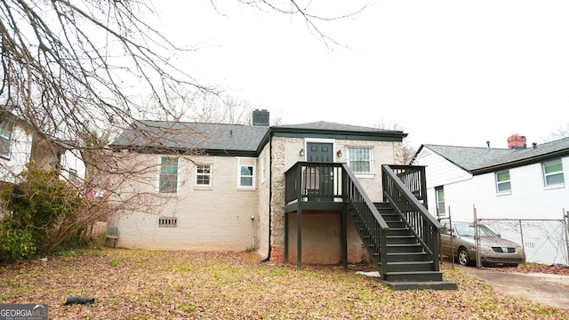 view of rear view of house