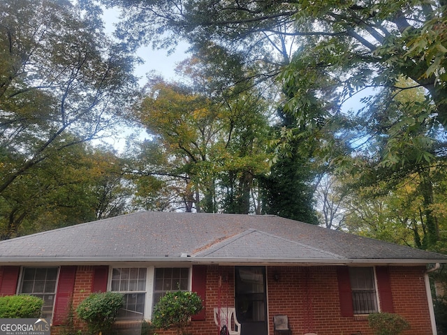 view of ranch-style home