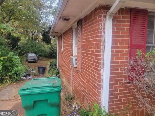 view of property exterior featuring cooling unit