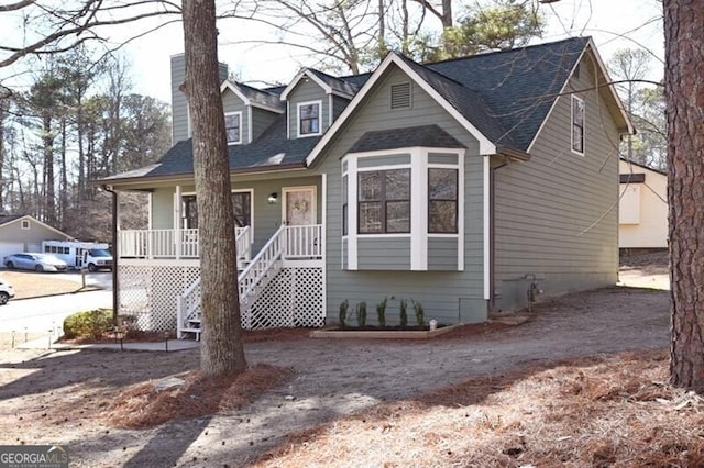 view of front of home