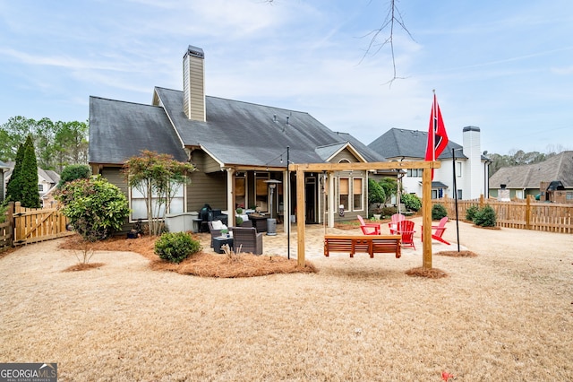 exterior space with a patio area