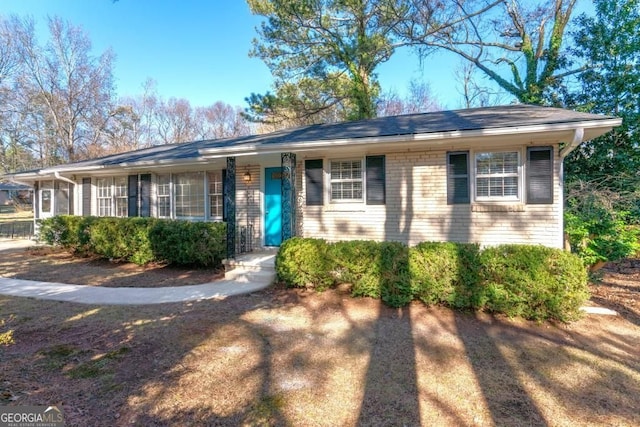 view of front of property