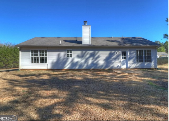 view of back of property