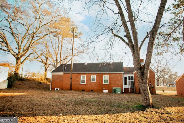 view of rear view of property