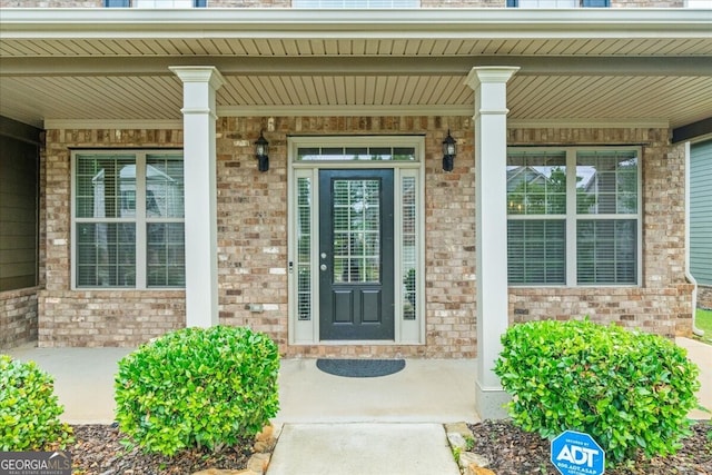 view of entrance to property