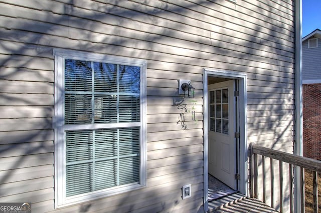 view of entrance to property