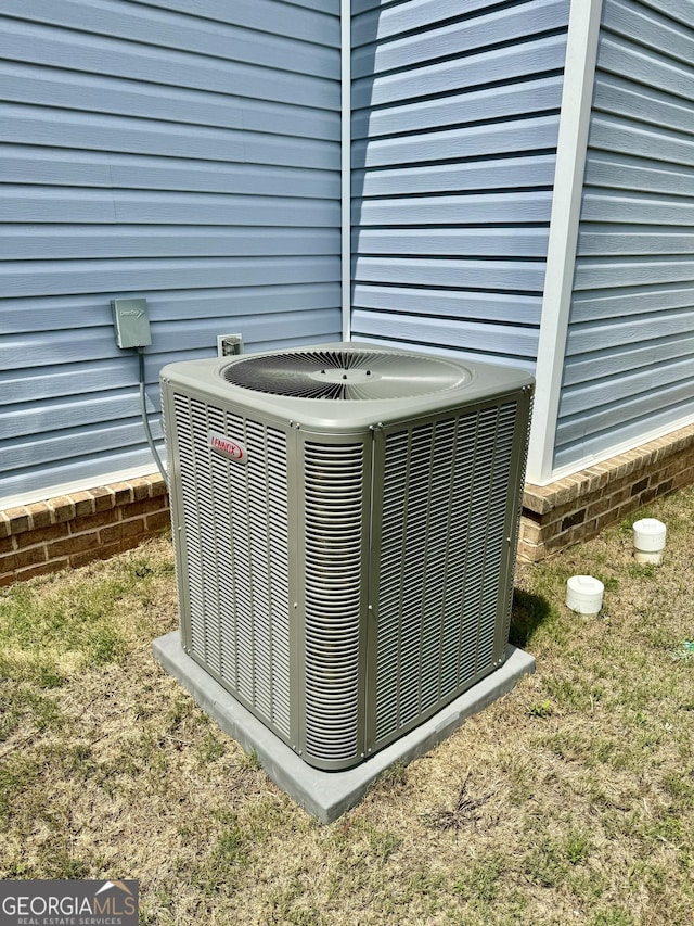 exterior details with cooling unit