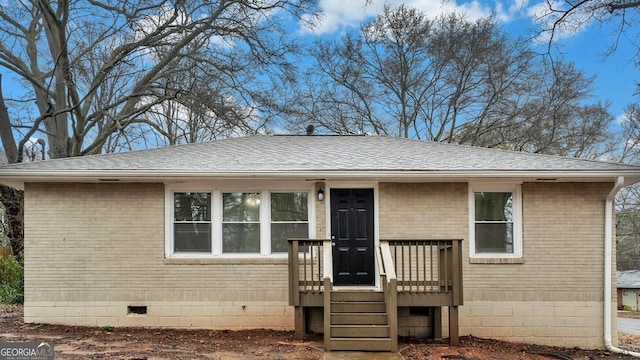 view of front of property