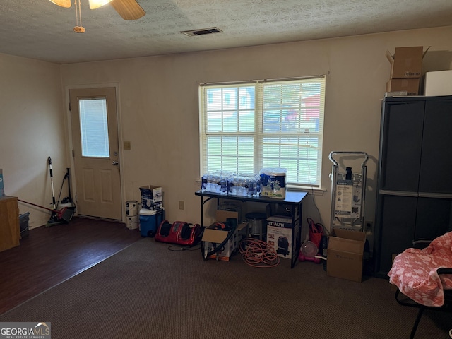 241 E Ash St, Social Circle, GA 30025 - interior space featuring visible vents and ceiling fan