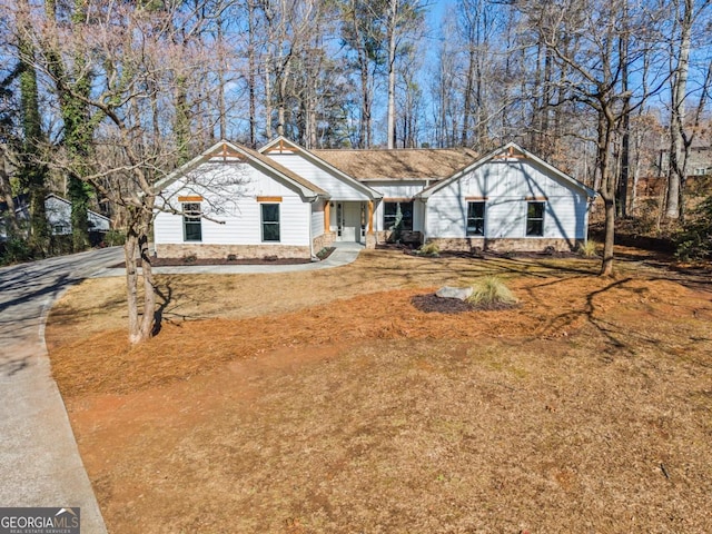 view of front of home