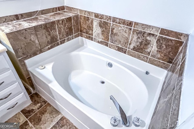 bathroom with a bathing tub