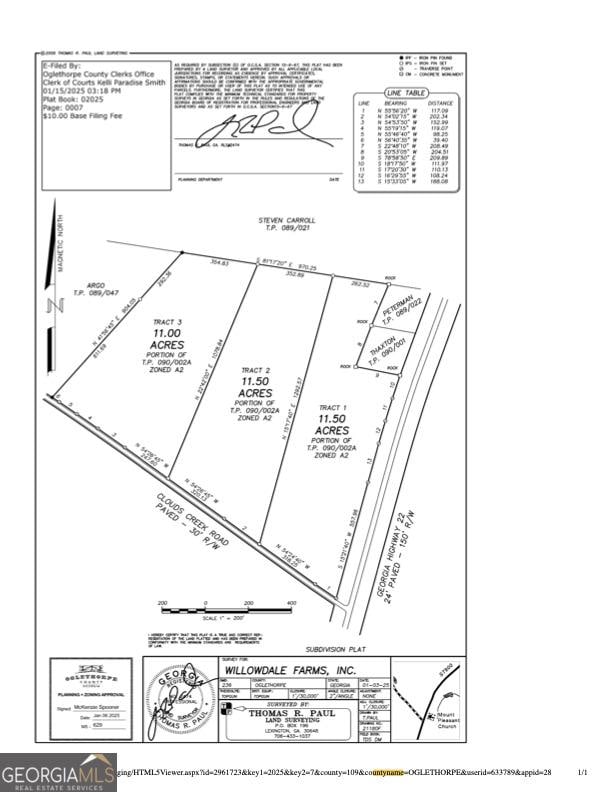 0 Clouds Creek Rd, Crawford GA, 30630 land for sale