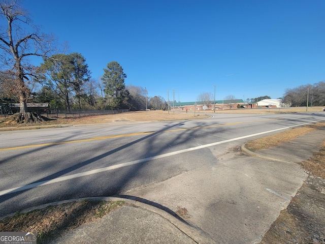 view of road