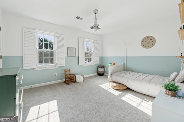 living room featuring carpet floors