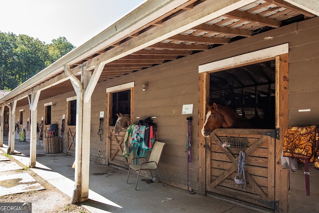 view of stable