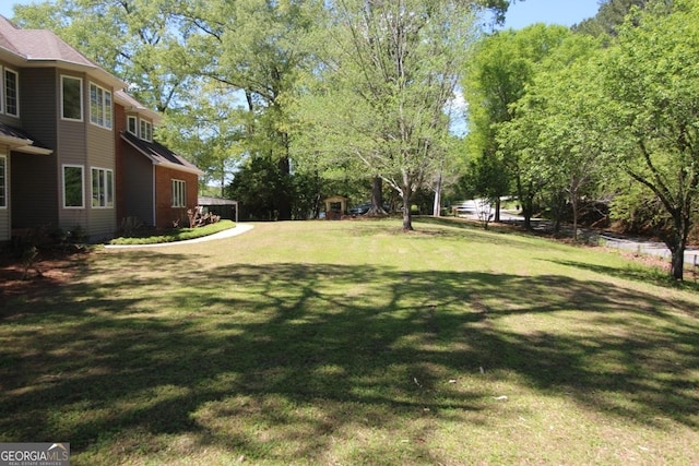 view of yard