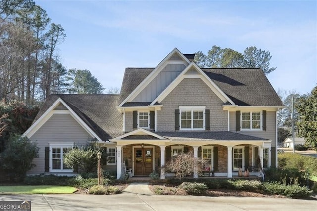 view of front of house featuring a porch