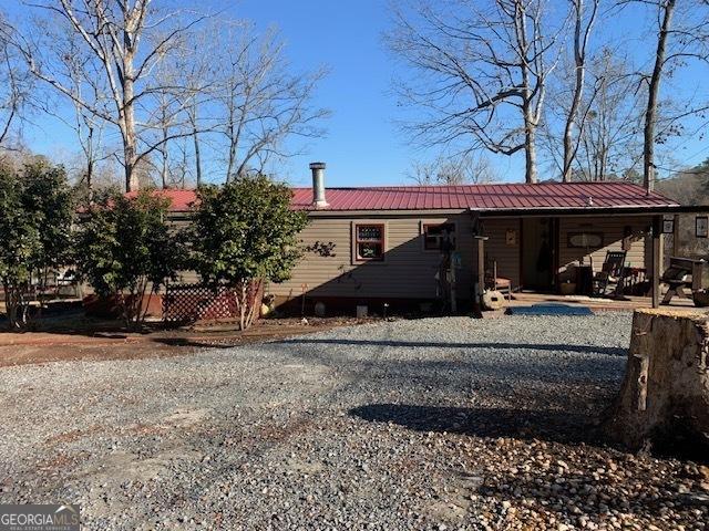 view of rear view of property