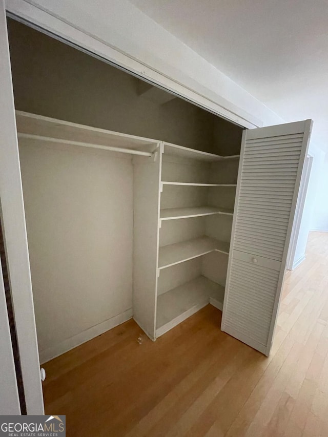 view of closet