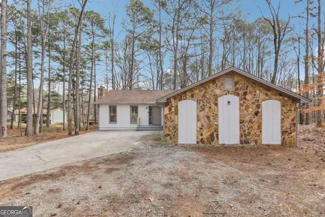 view of ranch-style house