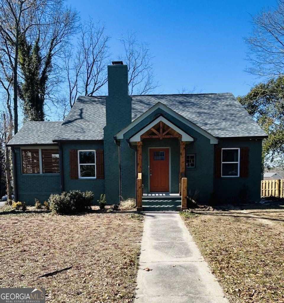 view of front of home