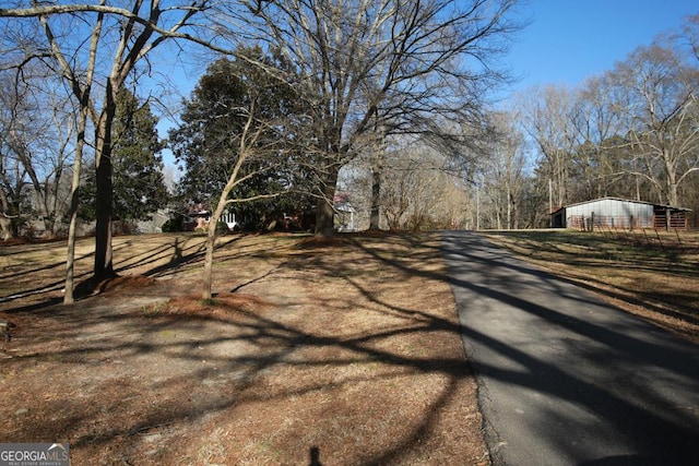 view of road