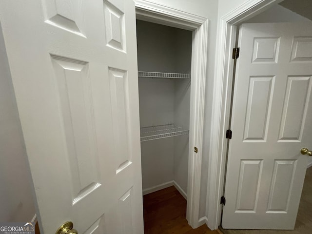 view of closet