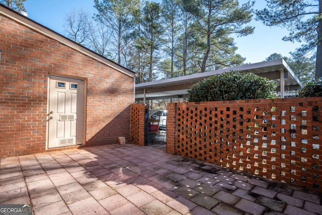 view of patio / terrace