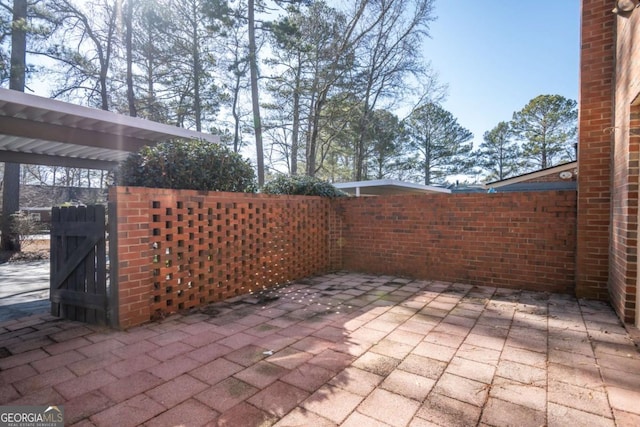 view of patio / terrace