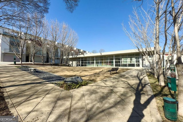 view of rear view of property