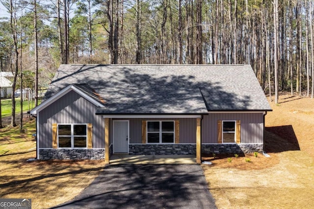 view of front of home