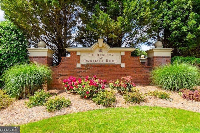 1693 Fair Oak Way, Mableton, GA 30126 - community sign with a yard
