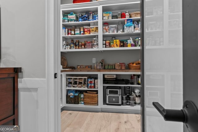 view of pantry