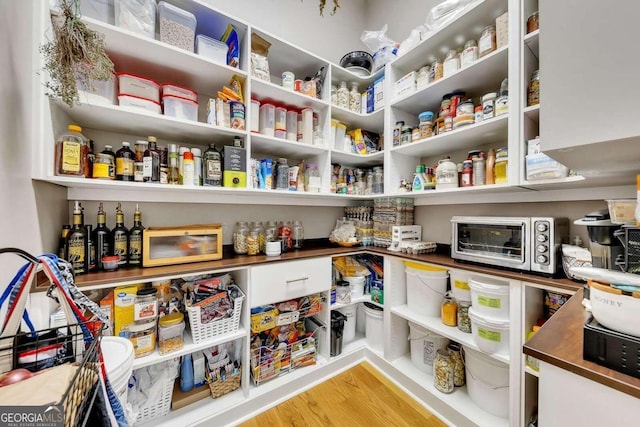 view of pantry