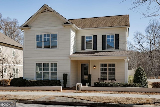 view of front of property