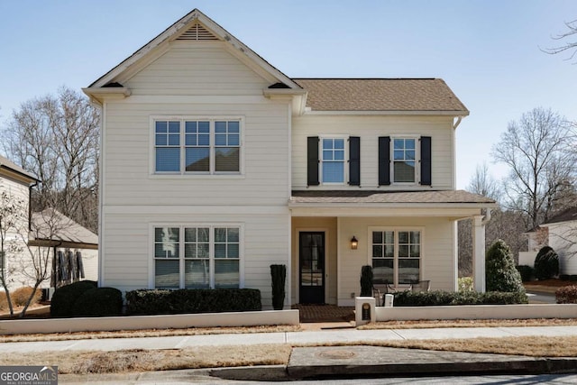 view of front of home featuring a porch