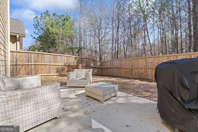 view of patio / terrace with outdoor lounge area