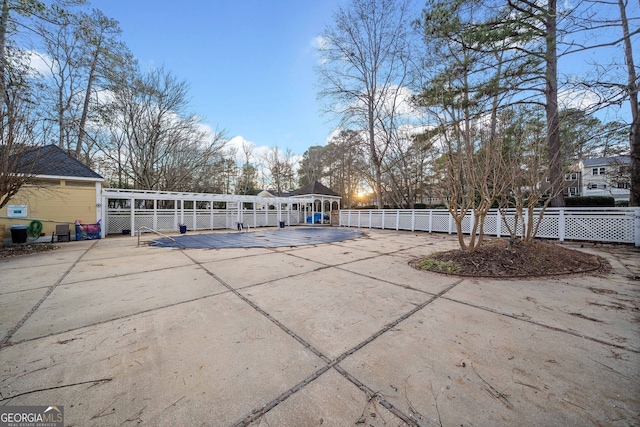 view of patio