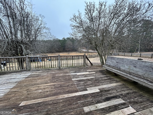 382 Lower Lovelace Rd, West Point, GA 31833 - view of wooden deck