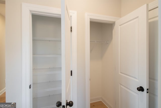 view of closet