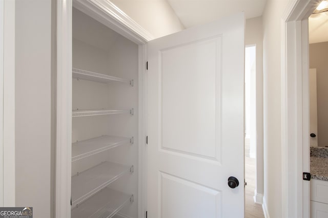 view of closet